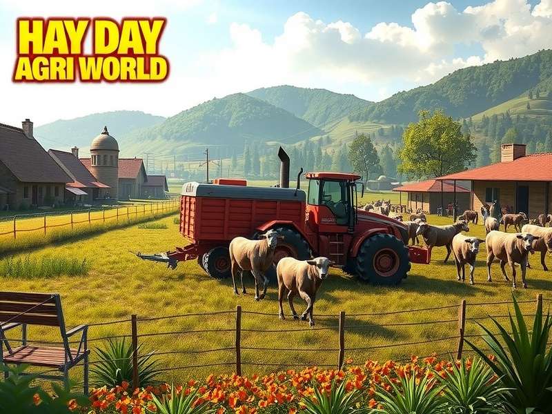 Hay Day Agri World farming gameplay