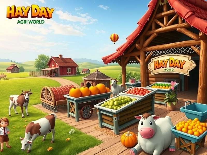 Hay Day Agri World production buildings